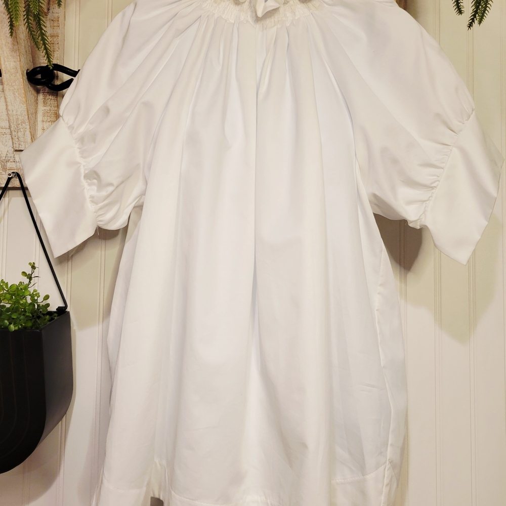 MONICA NERA Classic Ivory Blouse